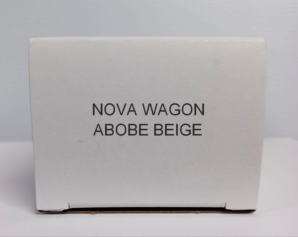 1963 Chevy II Nova Station Wagon Adobe Beige Promo Model Box Replica NO CAR