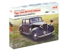 ICM 35537 – Typ 320 (W142) Saloon, WWII German Staff Car – Scale Model Kit