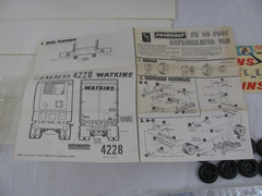 Vintage 1971 AMT 1/25 Watkins Fruehauf 40ft. Reefer Semi Trailer Kit #T507 Read!