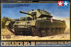 Tamiya 1/48 32555 WWII British Crusader Mk.III Cruiser Tank Mk.VI