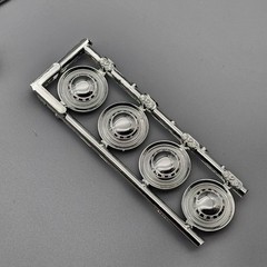 AMT/ERTL 1/25 1949 Mercury Parts Kit Bash Chrome Wheels #323