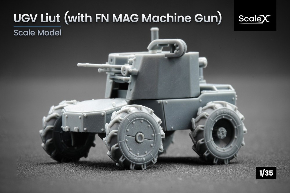 UGV “LIUT” MAG “Ukraininan drone” (3d printed model kit) 1/35 ScaleX VG 35001