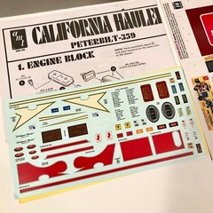 AMT 1:25 Peterbilt California Hauler 359 Semi Truck Model Kit #AMT866/06