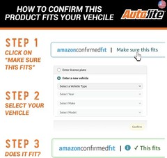 Autolite APP5683 Double Platinum Automotive Replacement Spark Plugs (4 Pack)
