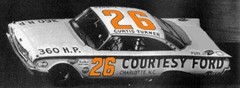 #26 Curtis Turner Courtesy Ford 1960 1/18th Scale Waterslide Decals