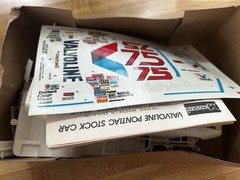 Monogram Valvoline Pontiac Stock Car 1:24 Model Kit w/ Decals- Unassembled