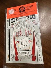 Slixx Decals 1307 1/25 Scale #8 Circuit City Monte Carlo Hut Stricklin NASCAR