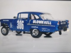 Blown Hell 55′ Chevy AWB 1/25 Decal from Fremont Racing Specialties