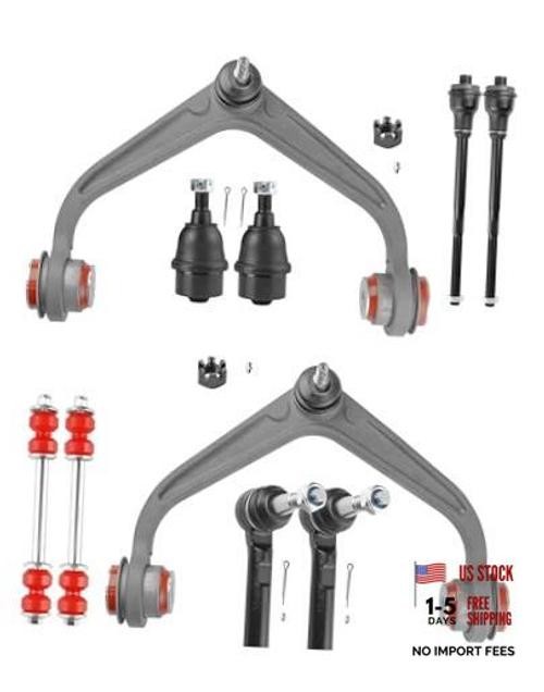 10pc Front End Suspension Kit for 2011-2019 Chevy 10pc/11-19 Wrinkle Gray