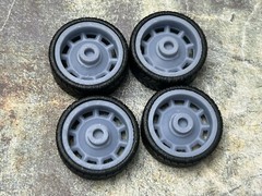 1/24 Scale: 24-Inch “C1” Wheels And Tires; Resin;1/25
