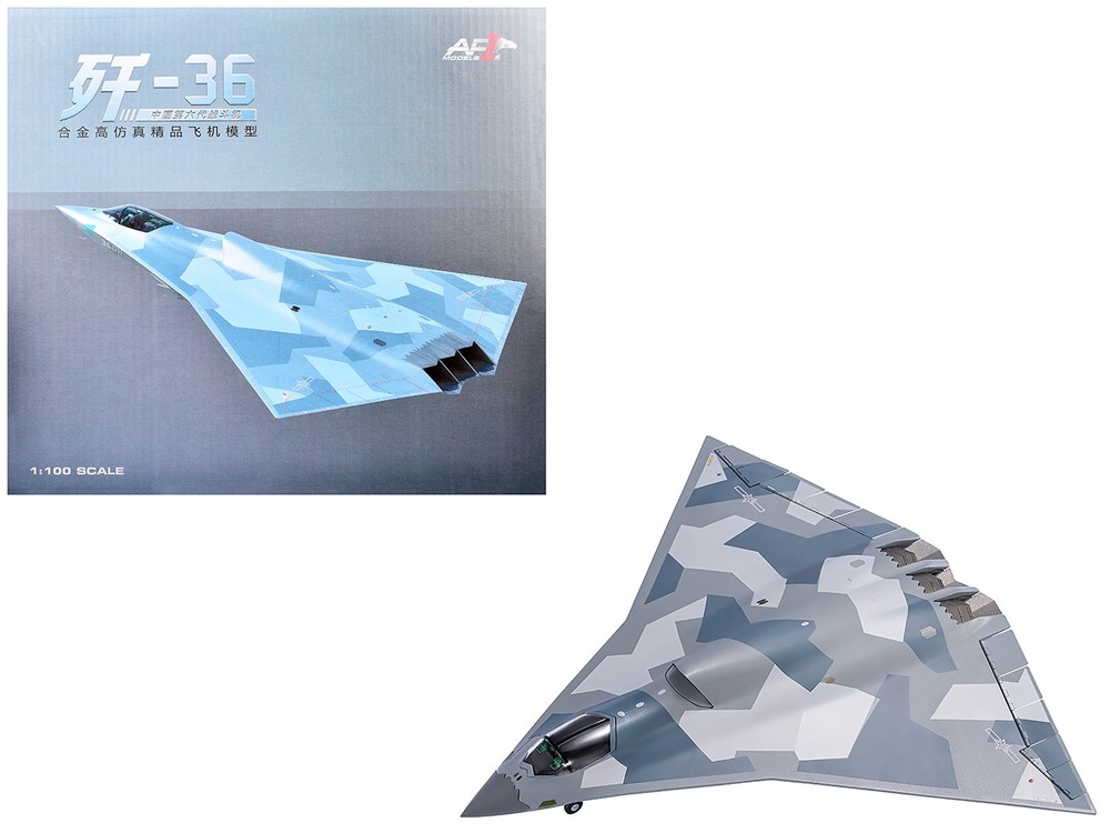 Air Force 1 AF1-0323 1/100 CAC J-36 Stealth Fighter Aircraft “Chinese
