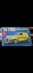 (1970’s) MT T149 ’40 Ford Sedan Delivery 1940 “STREET RODS” 1/25 Model Car Kit,
