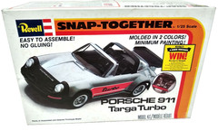 Revell Porsche 911 Targa Turbo Snap-Together 1/25 Model 6212 1980 USA Complete