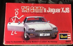 1/25 Revell Jaguar XJ-S The Saint’s TV Show Used-Missing Clear Parts-Snap Kit