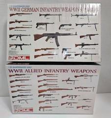 (2) DML 1/35 WWII German Infantry Weapons Pt. 1 and Allied Infantry Weapons