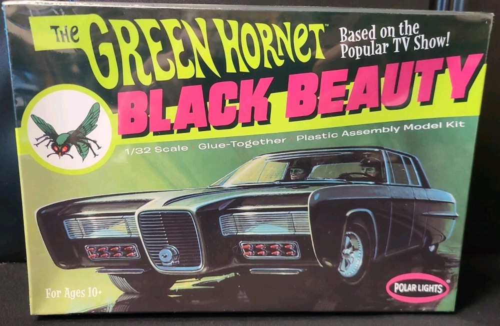 Green Hornet Black Beauty Plastic Assembly Glue Together 1/32 Scale Model Kit 👀