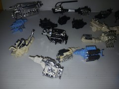 Monogram Revell Junkyard Built Parts Lot 1/24 1/25 Plastic Motors