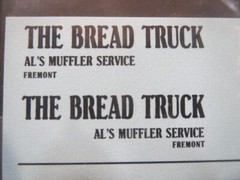 NEW!!! The Bread Truck 1/25th Decal from Fremont Racing