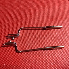 Chrome Exhaust Ala-Kart Hot Rod 1:25 scale model car part AMT