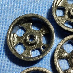 🌟 Slotted Mag Wheels 1:25 or 1:24 Scale 1000s Model Car Parts 4 Sale