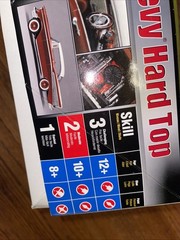 AMT Ertl 31543 1/25 Scale 1957 Chevy Hard Top Plastic Model Kit New Open Box
