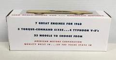 New 1968 AMC Javelin Loredo Tan Metallic Promo Model REPLICA BOX ONLY..NO CAR