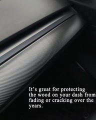 Tesla Model 3 Y Dashboard Cover Front Door Cover Matte Carbon Fiber 2pcs
