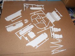 67 1967 Chevelle SS 1/25 interior bucket seat roll cage drag race car pro street
