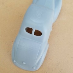 ABS-LIKE RESIN 3D PRINTED 1/43 1941 WILLYS COUPE BODY. GASSER DRAG