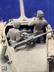 Custom Built 1/35 WW2 US M36 Jackson Tank Destroyer w/Commander & Loader