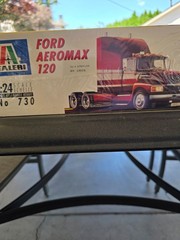 Italeri # 730 Ford Aeromax 120. Factory Sealed. Box in Primo Condition. Nice Kit