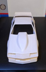 Resin Turbo Hood & Rear Spoiler Combo for 83 Camaro Z28 AMT 1/25.