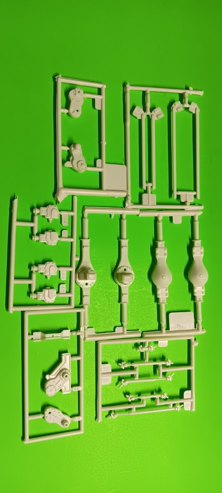 USA 1 1990 Chevy Pickup Monster Truck 1/25 Axles Rear End Transfer Case 4X4 AMT