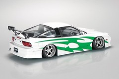 Aoshima 1/24 1996 Nissan 180SX RPS13 Tuned Custom URAS V2 Wheel Model Kit