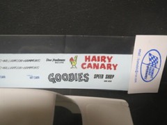 Hairy Canary 66′ Valiant AWB 1/25 Decal from Fremont Racing Specialties