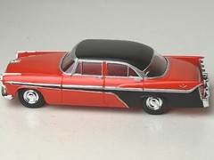 Jo-Han Reissue 1956 DeSoto Sedan Promo Car with Box, Red & Black