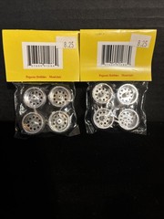 PEGASUS MODEL ACCESS. 1286 19” MAGNUM’S CHROME RIMS &TIRES-2 SETS NIB-1/25 SCALE