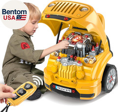 Toys Gifts for 3 4 5 6 7 8 Years Old Boys, Large Truck Engine, Mechanic Repair S