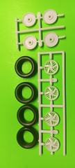 85 1985 Pontiac Fiero GT 1/24 Revell Rims Wheels Tires