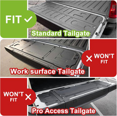 Truck Mat Compatible with 2021-2026 Ford F150 Accessories, Tailgate Mat Custom F