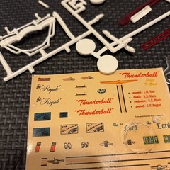 Vintage AMT 1968 Ford Thunderbird Car Model Kit W/Box