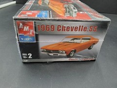 🔥😎1969 CHEVROLET CHEVELLE SS MODEL KIT AMT ERTL 1/25 SCALE Kit # 31792-1HD🔥😎