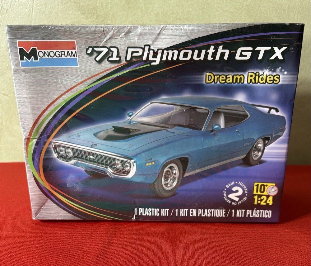 Monogram ’71 Plymouth GTX 1:24 Dream Rides Model Kit #85-4016 FACTORY SEALED!