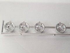 1977 Chevy Monza SLOT MAG WHEELS from AMT 1:25 Model Kit 77 Mirage