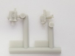 1958 Edsel Pacer BRAKE MASTER CYLINDER & STEERING BOX from AMT 1:25 Model Kit 58