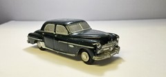 1950 Banthrico Dodge “Coronet” SUPER RARE ALMOST-MINT TRUE Promo car BANK + KEY!