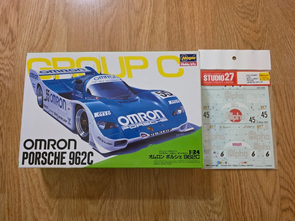 1/24th Hasegawa Porsche 962C Omron/Alpha