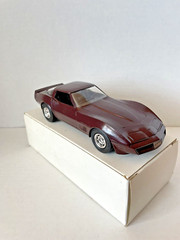 1982 Chevrolet Corvette Promo Car Dark Claret with Original Box