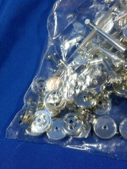 NOS Replacement Part LOT Chrome Plastic Rim Hubcap Wheel VTG Car Truck Tractor