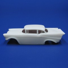 JFSL55 Jimmy Flintstone H:O scale 1957 Chevy Sedan outlaw slot car body